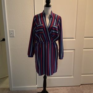 Express striped dress